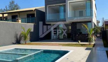 Casa Alto Padrão para Venda em Itanhaém, Jardim Guacyra, 4 dormitórios, 4 suítes, 1 banheiro, 6 vagas
