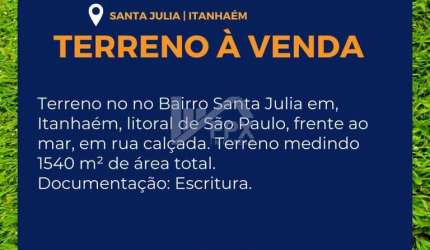 Área Urbana para Venda em Itanhaém, Santa Julia