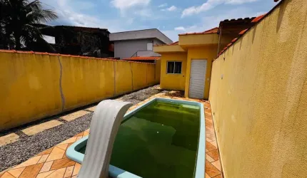 Casa para Venda em Itanhaém, Balneário Jequitibá, 2 dormitórios, 1 suíte, 2 banheiros, 3 vagas