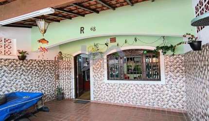 Casa para Venda em Itanhaém, Suarão, 2 dormitórios, 1 suíte, 1 banheiro, 2 vagas