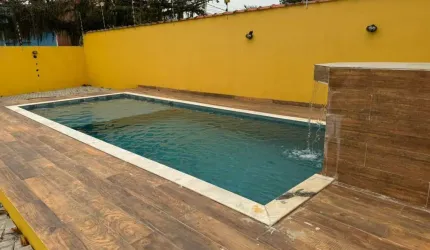 Casa para Venda em Itanhaém, Balneário Jequitibá, 2 dormitórios, 2 suítes, 1 banheiro, 1 vaga