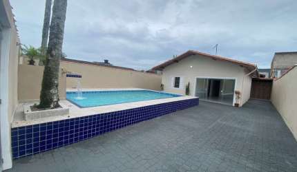Casa para Venda em Itanhaém, JARDIM SUARÃO, 2 dormitórios, 2 banheiros, 6 vagas