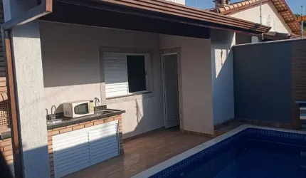 Casa para Venda em Itanhaém, Luiza Mar, 3 dormitórios, 1 suíte, 4 banheiros, 2 vagas