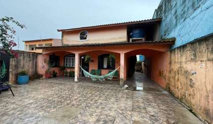 Casa para Venda em Itanhaém, Jardim das Palmeiras, 2 dormitórios, 1 suíte, 1 banheiro, 4 vagas