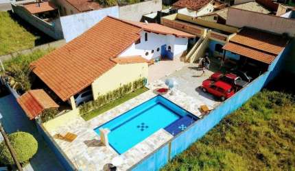 Casa para Venda em Itanhaém, Grandesp, 3 dormitórios, 1 suíte, 2 banheiros, 10 vagas