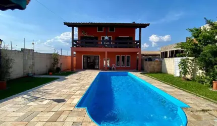 Casa para Venda em Itanhaém, Cibratel 2, 5 dormitórios, 5 suítes, 1 banheiro, 4 vagas