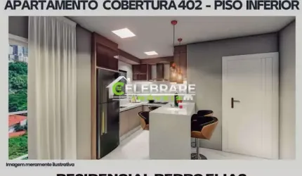 COBERTURA DUPLEX 03 QTS, SUÍTE NO CENTRO DE PINHAIS