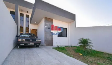BELÍSSIMA CASA COM 3 QUARTOS, SUÍTE E QUINTAL, NA FAZENDA RIO GRANDE