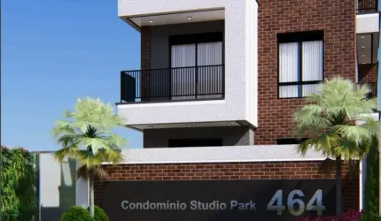 Apartamento Garden Studio de 1 quarto, sacada com churrasqueira no bairro Novo Mundo