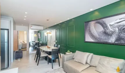 Apartamento a venda no Edifício Brava Arts mobiliado e decorado localizado na Praia Brava em Itajaí.