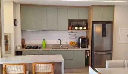 Apartamento com terraço a venda no Residencial Montefiore localizado no bairro Nações em Balneário Camboriú.