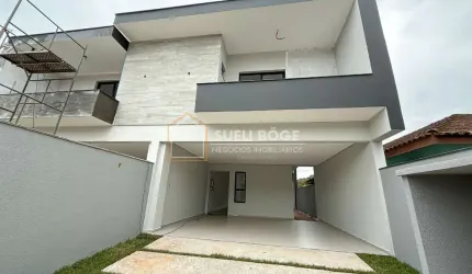 SOBRADO GEMINADO A VENDA COM 3 SUÍTES E PASSAGEM LATERAL NO BAIRRO GLÓRIA