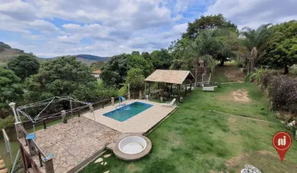 Chácara com 6 dormitórios à venda, 3000 m² por R$ 650.000,00 - Condomínio Quintas do Rio das Águas Claras - Brumadinho/MG