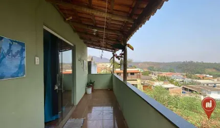 Casa com 3 dormitórios para alugar, 120 m² por R$ 1.540,68/mês - Tangará - Mário Campos/MG