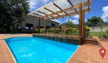 Chácara com 9 dormitórios para alugar, 5600 m² por R$ 5.000,00/mês - Funil - Mário Campos/MG