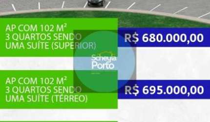 Apartamento de luxo em Coroa Vermelha - Santa Cruz Cabrália com 118m², 1 dormitório, 2 suítes e 1 banheiro, por R$ 795.000 para venda e locação.