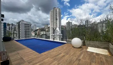 Magnifica cobertura 03 quartos na melhor localização do sion