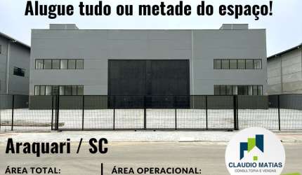 Galpão Industrial em Araquari para Locação