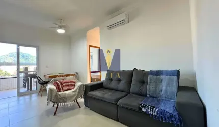 Apartamento Mobiliado com Varanda Gourmet vista mar Toninhas