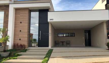 Casa de luxo em condomínio no Jardim Residencial Viena, Indaiatuba-SP: 3 quartos, 3 suítes, 2 salas, 5 banheiros, 4 vagas, 160 m².