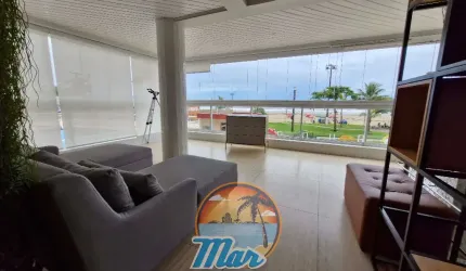 Lindo Apartamento duplex frontal 'Pé na Areia com 3 quartos sendo 2 suítes '- Centro de Bertioga.