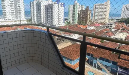Apartamento vista mar de todas as janelas e lazer completo