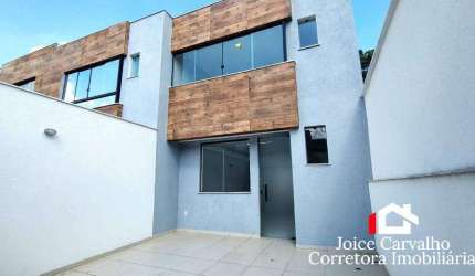 Casa geminada , 3 quartos , suite ,2 vagas bairro Santa Rosa