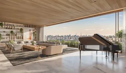 apartamento luxuoso vista Ibirapuera