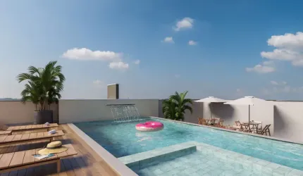 APARTAMENTOS  50 m²  - 02 DORMITÓRIOS -VARANDA -COBERTURA - VAGAS