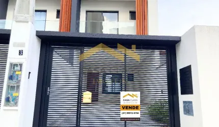 Excelente sobrado geminado novo NA MELHOR LOCALIZAÇÃO do bairro Saguaçu em Joinville!