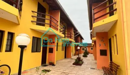 Casa em condomínio fechado com 2 quartos à venda na Vila Atlântica, Mongaguá , 75 m2 por R$ 318.000