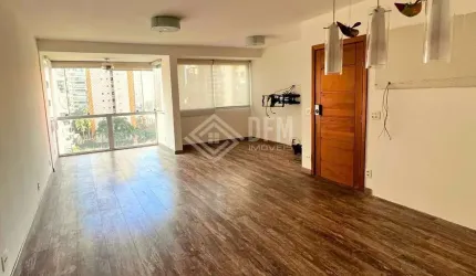 Apartamento com 4 quartos para alugar na Avenida Miruna, 457, Indianópolis, São Paulo, 143 m2 por R$ 6.400