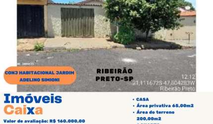 Casa para Venda em Ribeirão Preto, Adelino Simioni, 1 dormitório, 1 banheiro