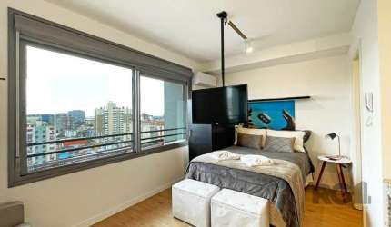 Loft 1 dorm, mobiliado à venda Avenida João Pessoa, Centro Histórico - Porto Ale