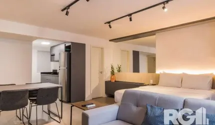Studio com localização no Centro Histórico de Porto Alegre, uma das ruas mais ch