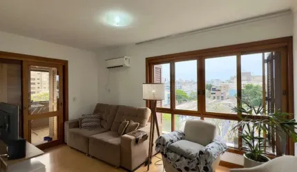 APARTAMENTO MOBILIADO DE 96M² COM 3 DORMITÓRIOS, SUÍTE E VAGA DE GARAGEM NO MENI