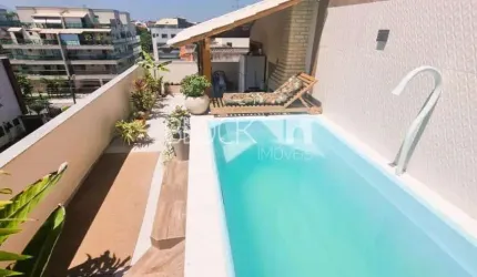 Recreio dos Bandeirantes | Cobertura 4 quartos, sendo 4 suites