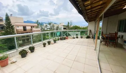 Recreio dos Bandeirantes | Cobertura 4 quartos, sendo 3 suites