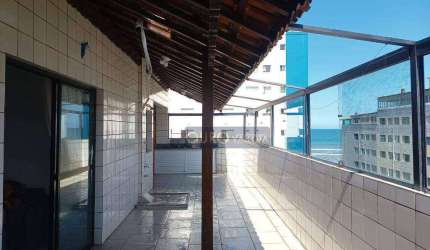 Cobertura na Praia Grande com 150m²