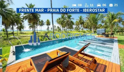 Casa Alto padrão na Praia do Forte- 08 suites, 800 metros área construida
