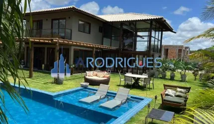 Casa na Praia do Forte 6 suítes ( Porteira Fechada ) Cond Ilha dos Pássaros.