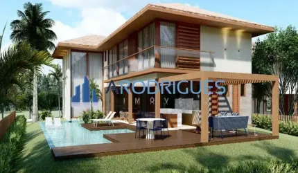 Lindíssima Casa de LUXO localizada em Praia do Forte no Condomínio PRAIA BELLA, um dos melhores da região!