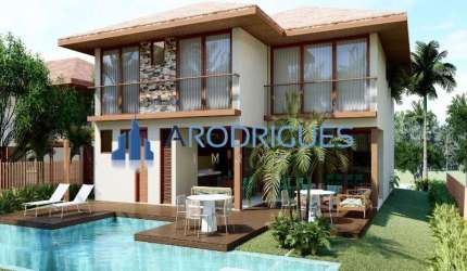 CASA DE LUXO À VENDA EM PRAIA DO FORTE NO CONDOMÍNIO PRAIA BELLA - 7 quartos, 7 suítes, 1 sala, 1 banheiro, 8 vagas de garagem, 451m² de área.