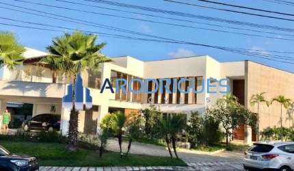 LOCAÇÃO Casa de luxo em condomínio Alphaville I, Salvador-BA: 4 quartos, 4 suítes, 3 salas, 6 banheiros, 6 vagas de garagem, 650m². Venda ou locação!