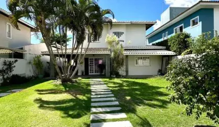 Casa em Condomínio para Venda em Camaçari, Busca Vida (abrantes), 4 dormitórios, 3 suítes, 5 banheiros, 2 vagas