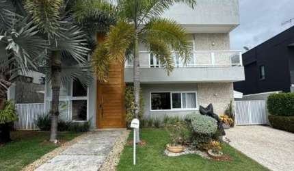 Casa em Condomínio para Venda em Camaçari, Alphaville (Abrantes), 4 dormitórios, 4 suítes, 5 banheiros, 4 vagas