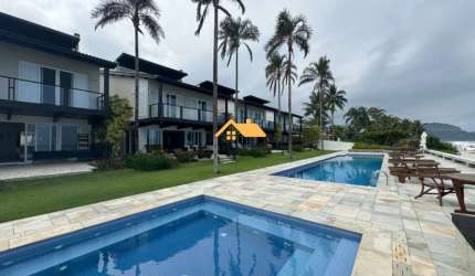 Imperdível casa de alto padrão em condomínio em Juquehy, São Sebastião-SP: 5 quartos, 5 suítes, 3 salas, 5 banheiros, 3 vagas, 350m².