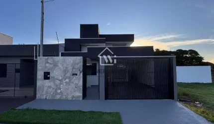 Casa nova à venda, linda arquitetura, com piscina em um bairro de alta valorização em Maringá? Entã
