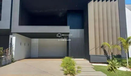 Casa em Condomínio para Venda em São José do Rio Preto, Quinta do Lago Blue Lagon, 3 dormitórios, 3 suítes, 5 banheiros, 2 vagas