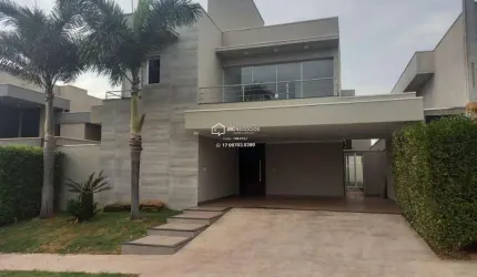 Casa em Condomínio para Venda em São José do Rio Preto, Recanto do Lago, 4 dormitórios, 4 suítes, 6 banheiros, 4 vagas